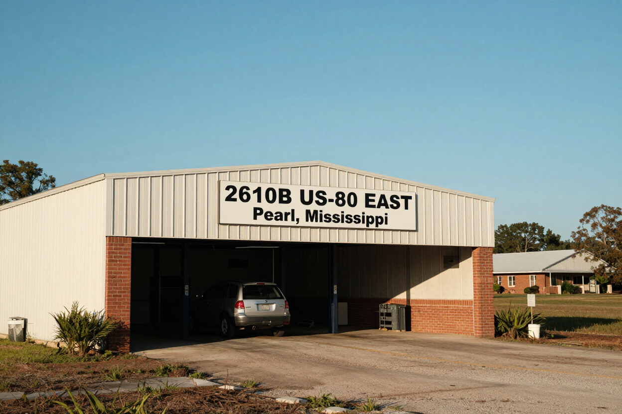 Auto Trim Designs & Tint shop on US-80 in Pearl, Mississippi, a local key fob programming specialist since 1988.