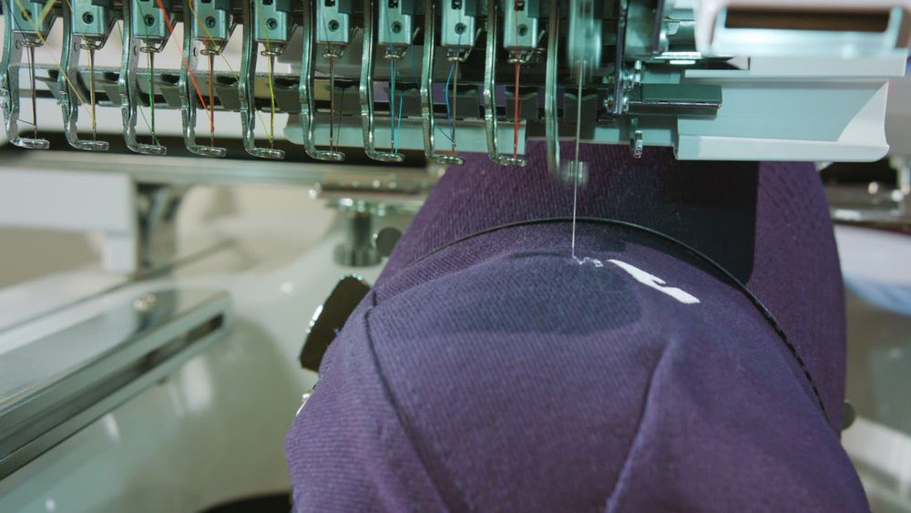 Hat Embroidery on a Machine — Embroidery Express in Nambour, QLD