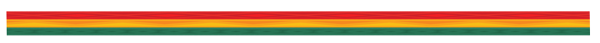 Thin horizontal rainbow stripes on white background
