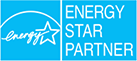ENERGY STAR Partner logo with blue background and white text and star icon