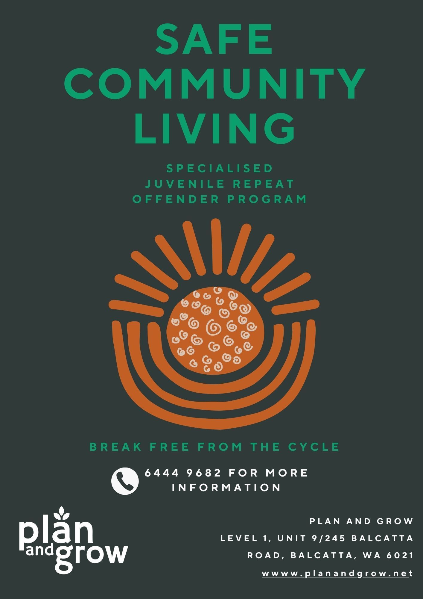 Safe community living program for Youth Justice children in care.