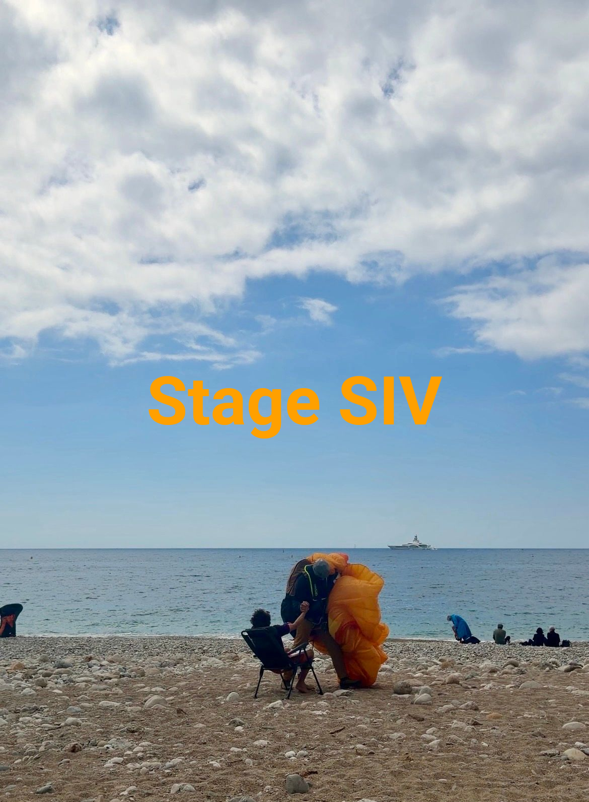Check sur la plage après un run de SIV
