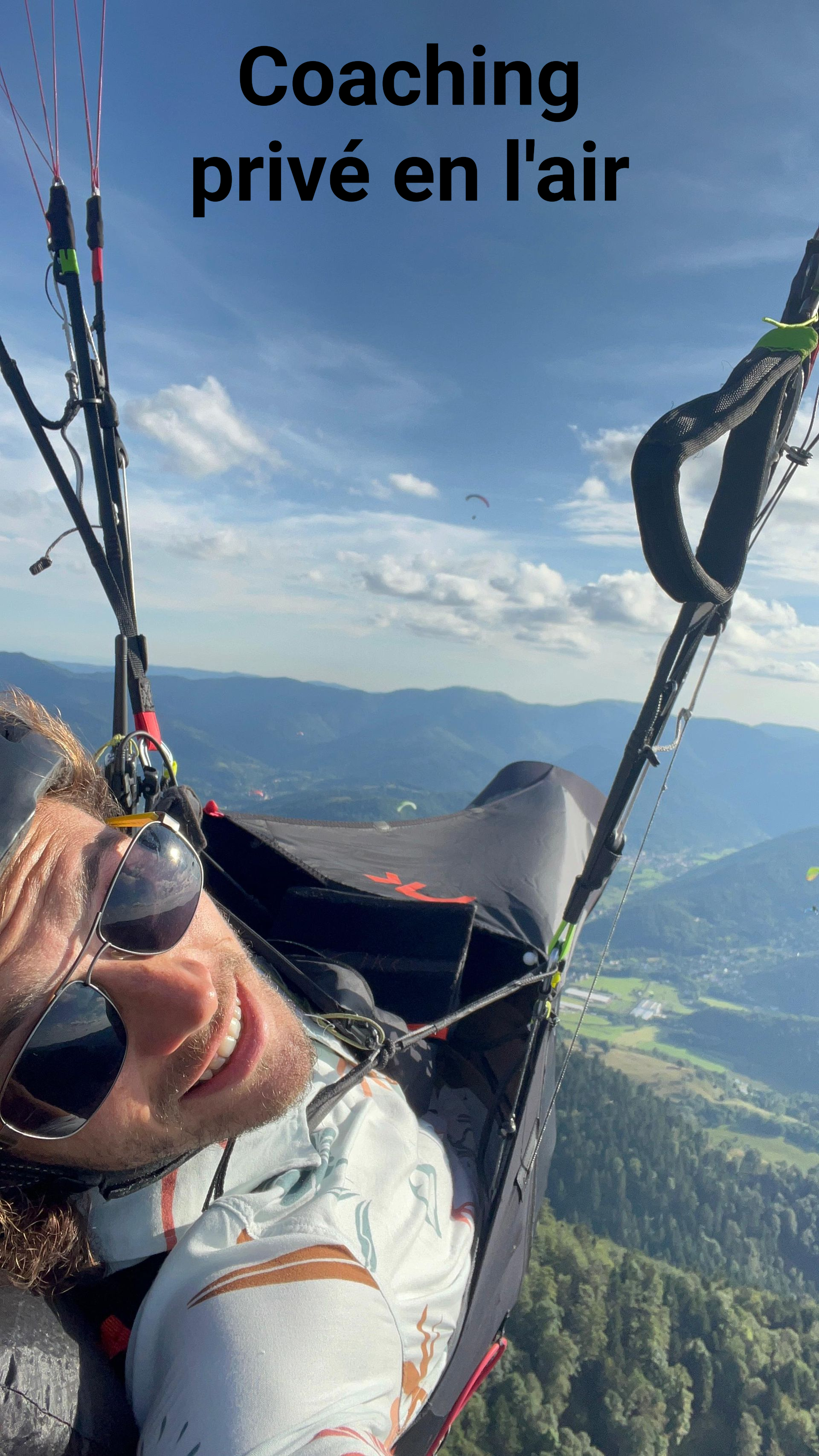 Valentin en coaching en l'air
