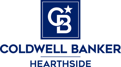 Coldwell Banker Hearthside logo: blue square with