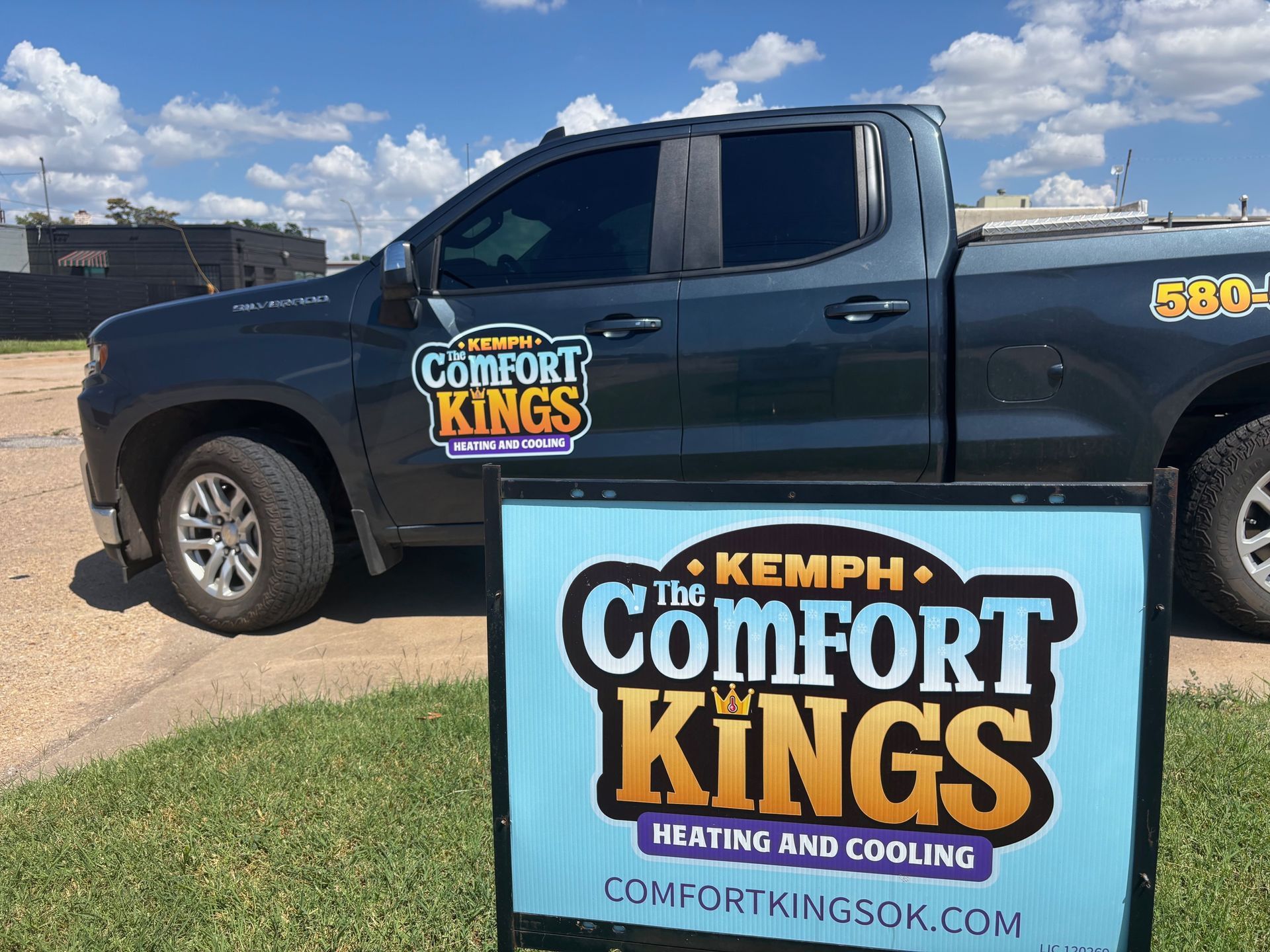 A dark truck with