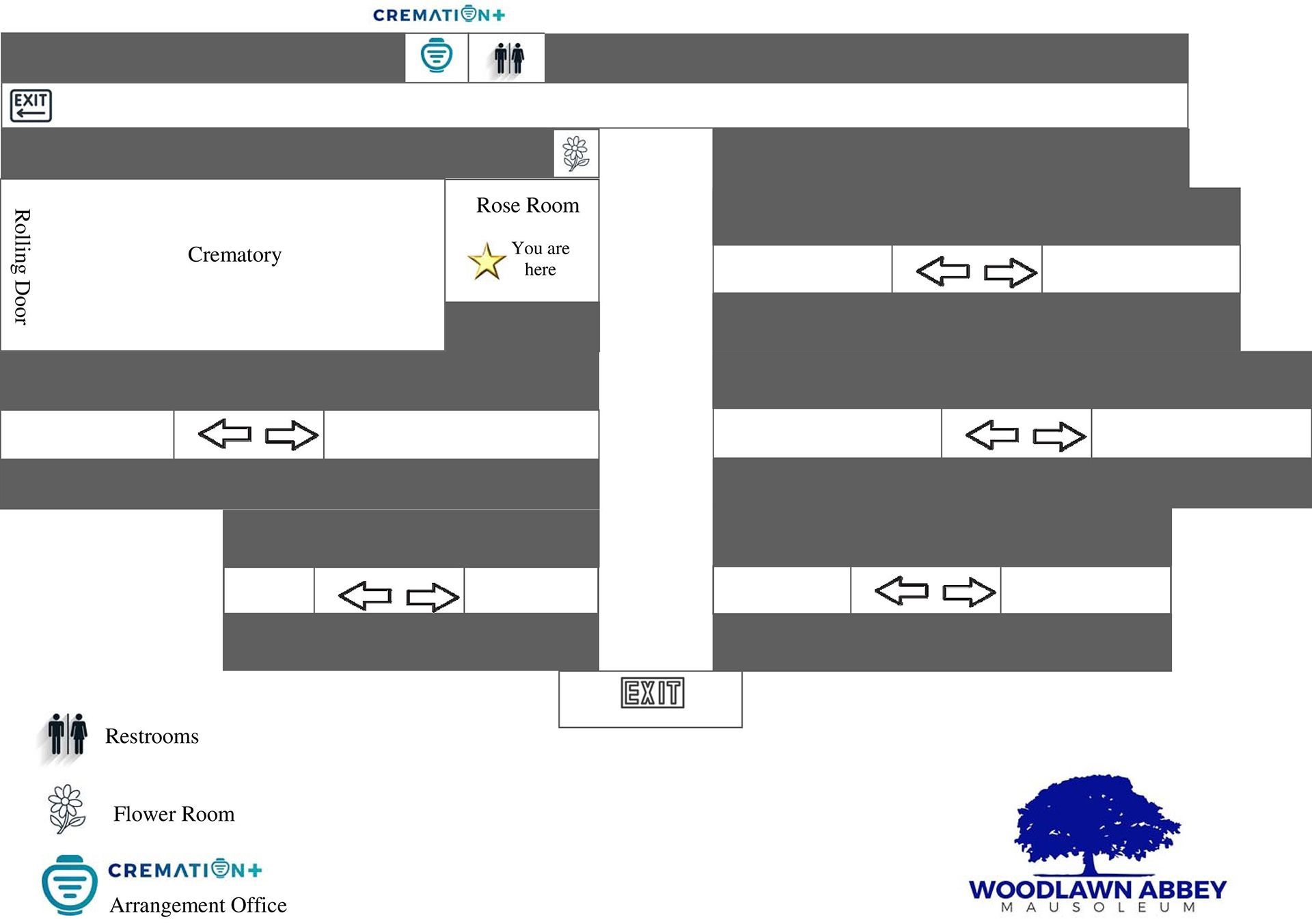 Organization chart diagram with gray boxes, arrows, and company logos at the bottom.