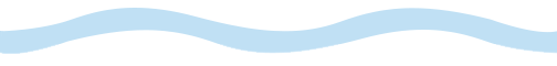 Light blue wavy border strip with a white center line on a white background
