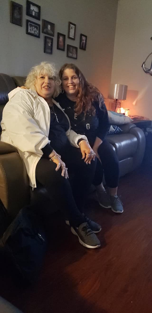 Two Women Smiling for Photo