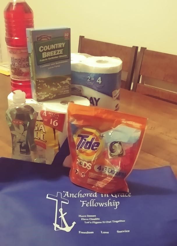 Donated Cleaning Supplies