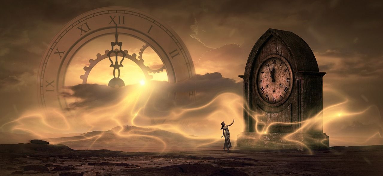 Epic Picture of Clocks in the Desert