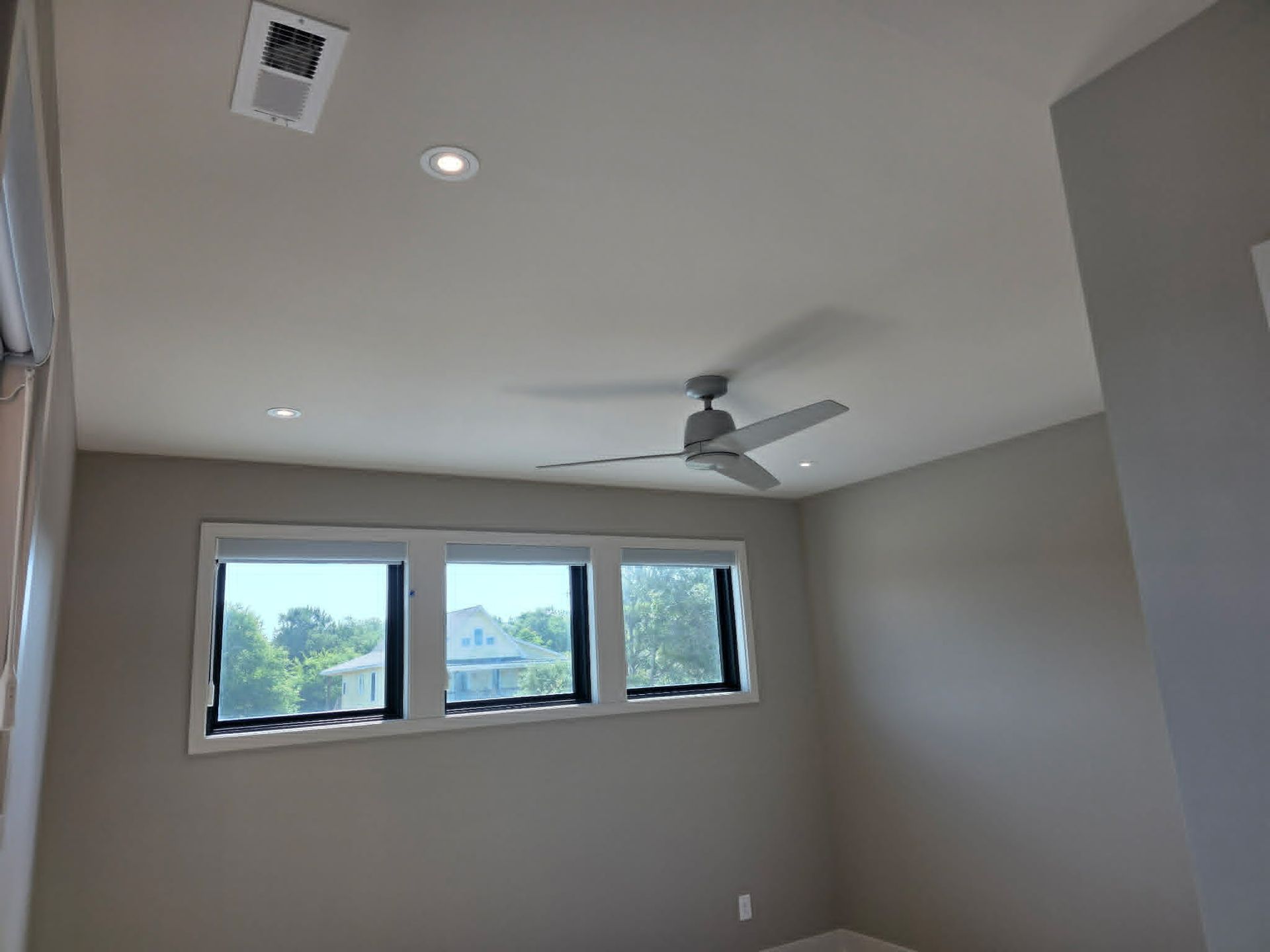 Celing fan installation by Shoreline Electric of KDH Outer Banks, NC