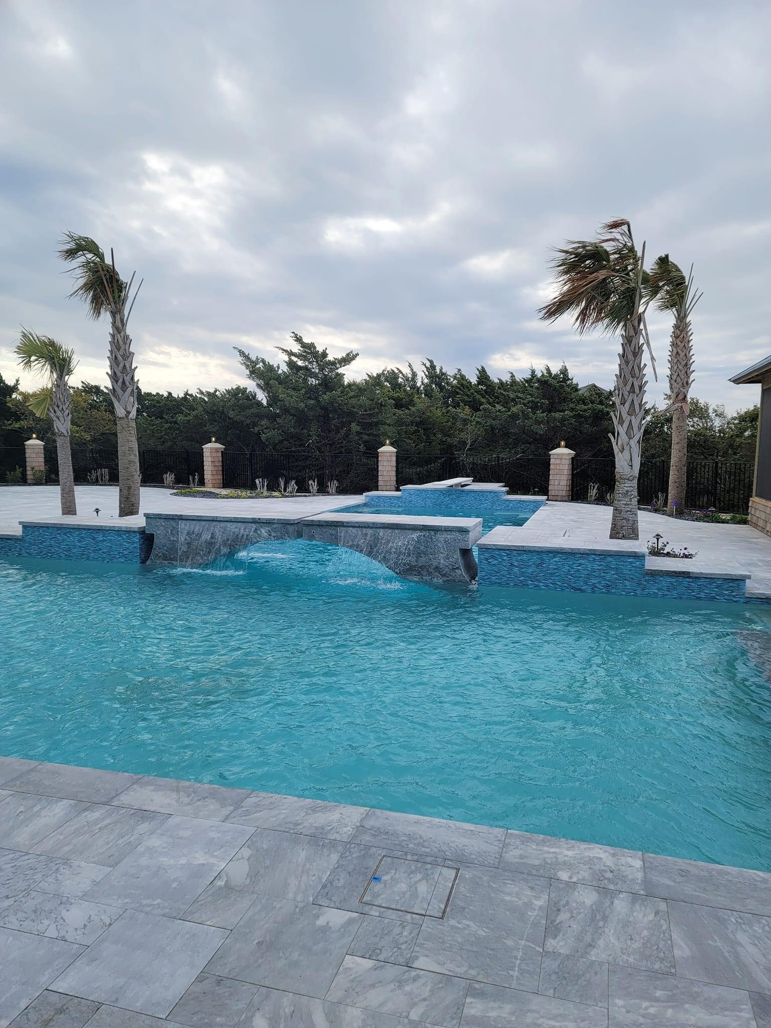 electrical pool light | pool and landscape by Shoreline Electric Outer Banks