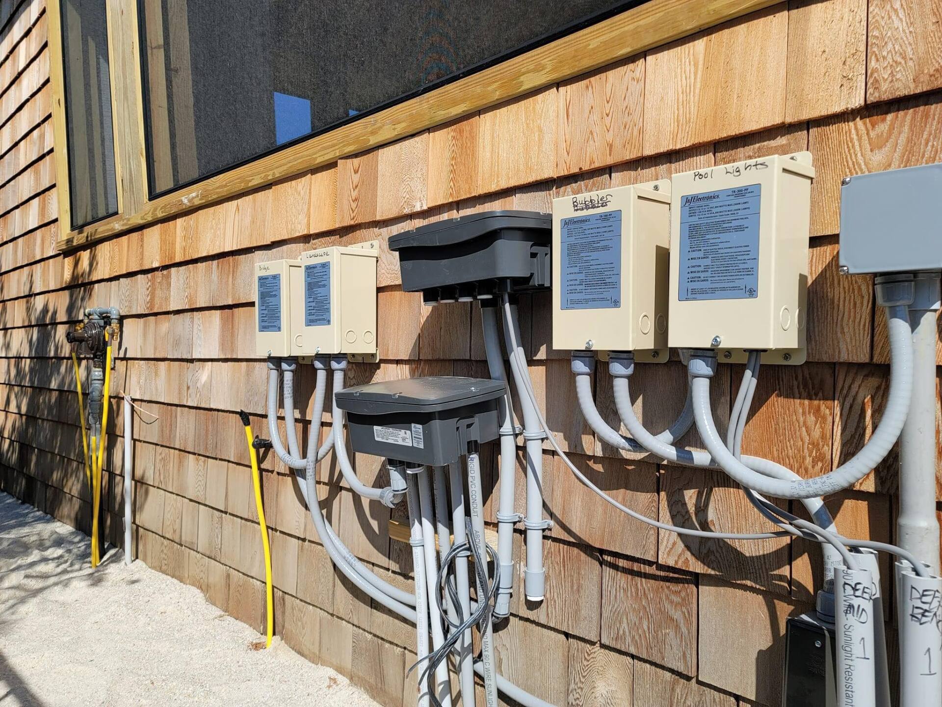 outdoor electrical panel hatteras | pool and landscape