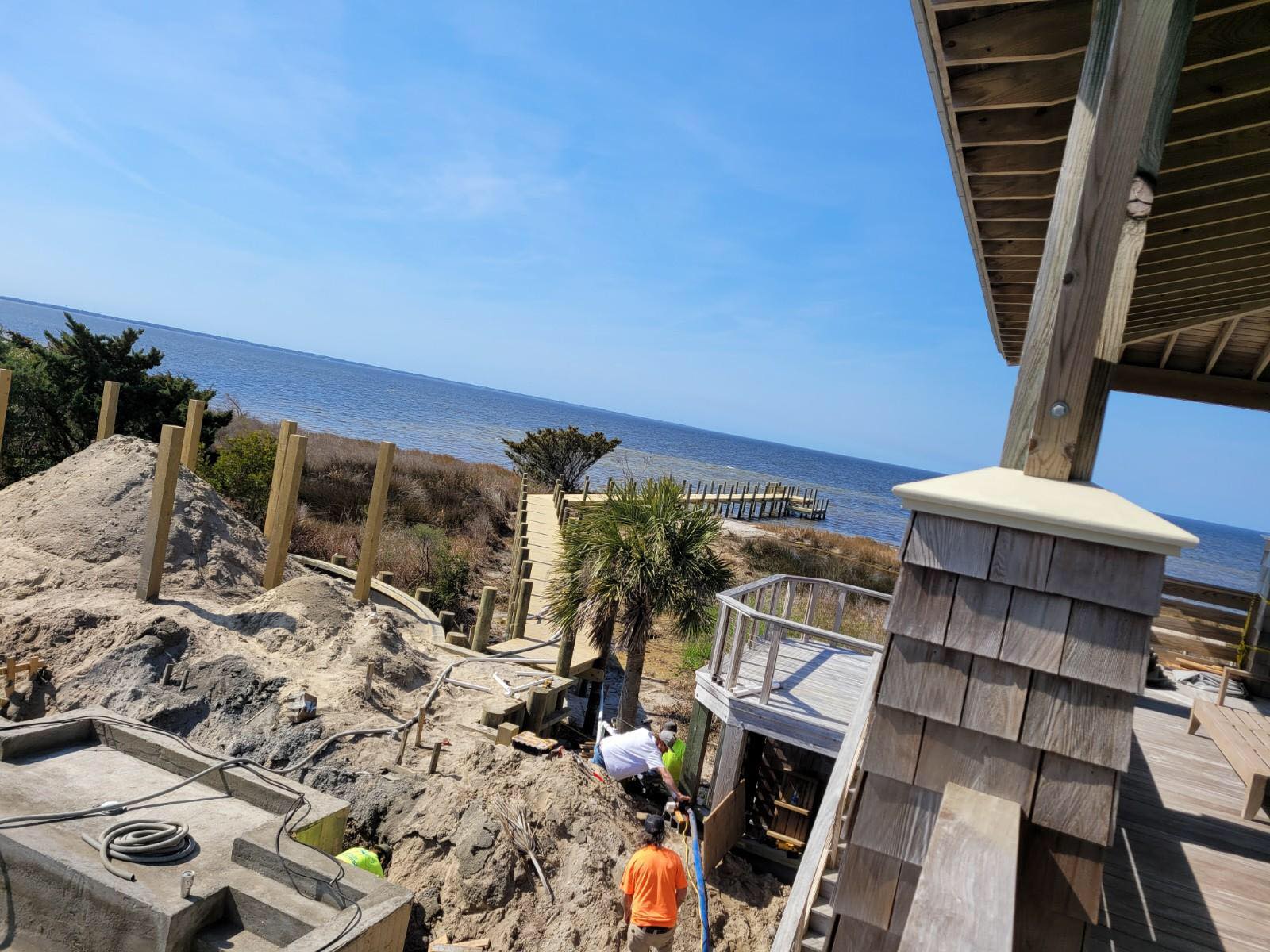 pool electrical wiring by Shoreline Electrical OBX