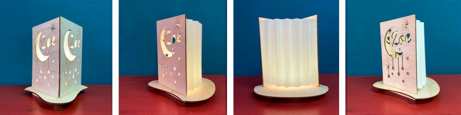 Lampada in legno