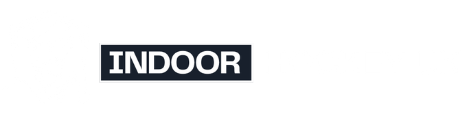 All white Indoor Hockey UK logo