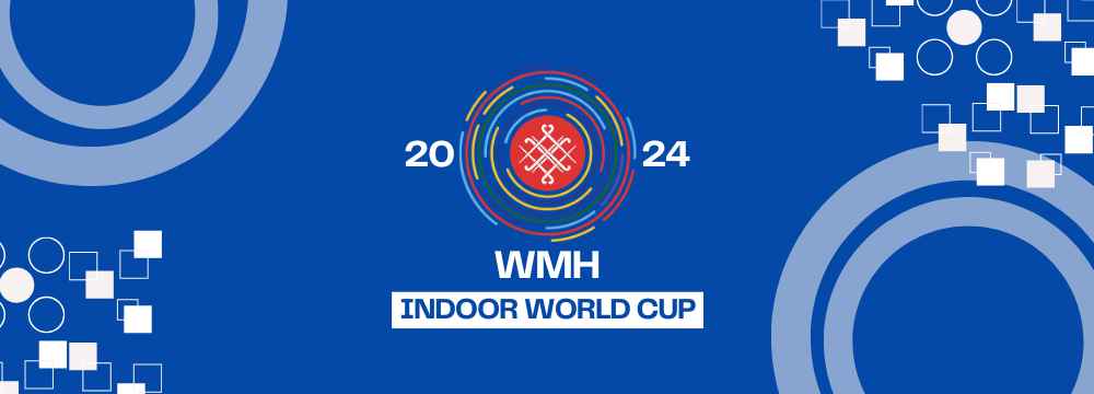 2024 WMH Indoor World Cup logo