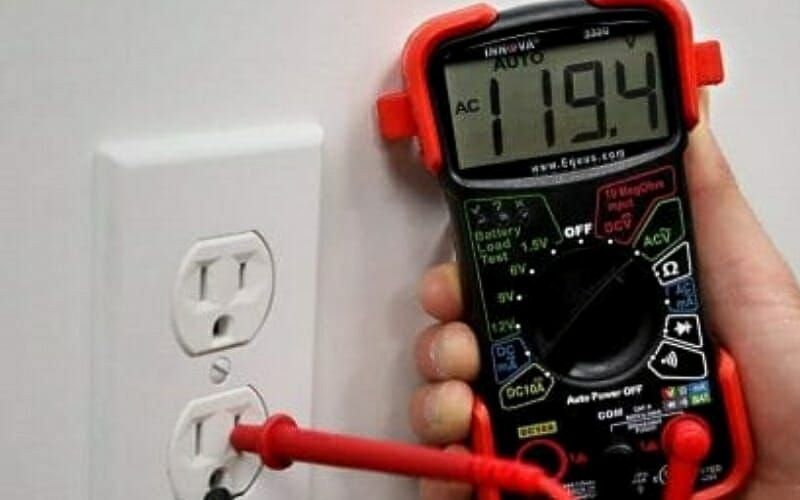 a multimeter looking for an electrical problem