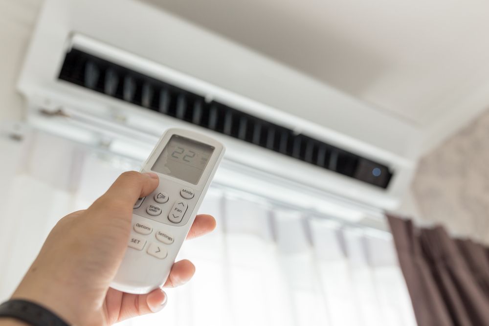 Air Conditioner with Remote Controller — Brod’s Refrigeration & Air Conditioning in Coonamble, NSW