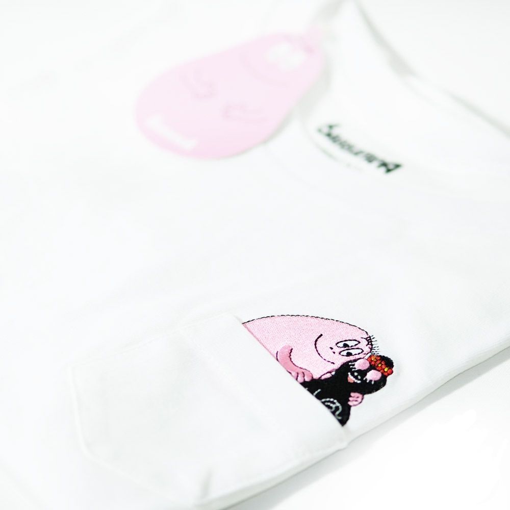 買一送一 泡泡先生 BARBAPAPA 粉愛變繽紛特展 限量  T-SHIRT
