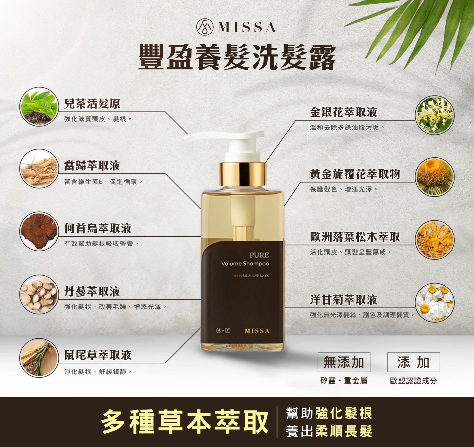 Missa 強健 豐盈養髮洗髮露