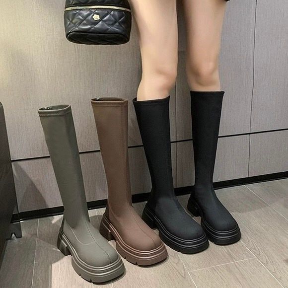 秋冬新品溫暖上線 霧面騎士靴