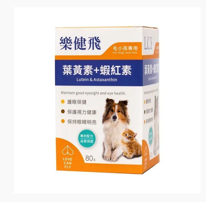 樂健飛 護眼葉黃素 蝦紅素 80g