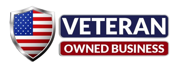 Shield with US flag and 