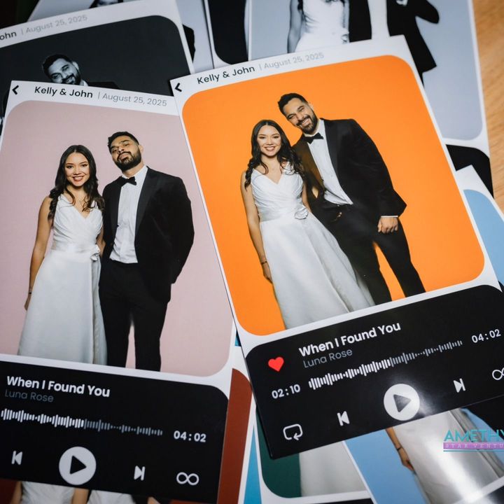 Guests creating and sharing photos with an Amethyst Star Ventures event experience