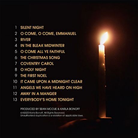 Karla Bonoff - Silent Night back cover