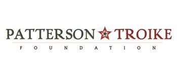 Patterson Troike Foundation logo with black text and a red star icon