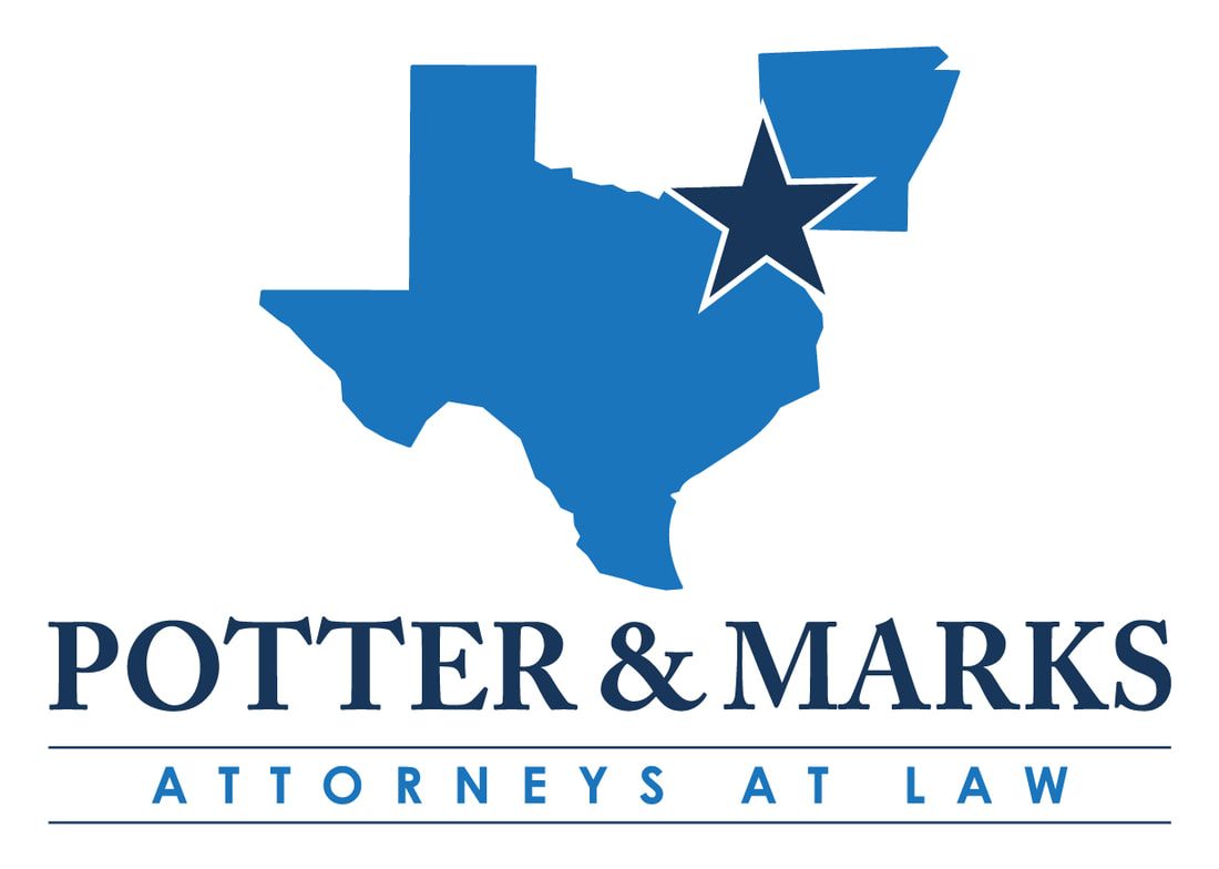 Blue Texas outline with a star and
