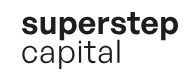 Superstep Capital logo with bold black text on white background
