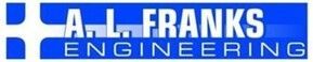 Blue and white logo for