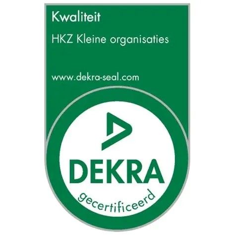 Logo HKZ kleine organisaties. Groen.
