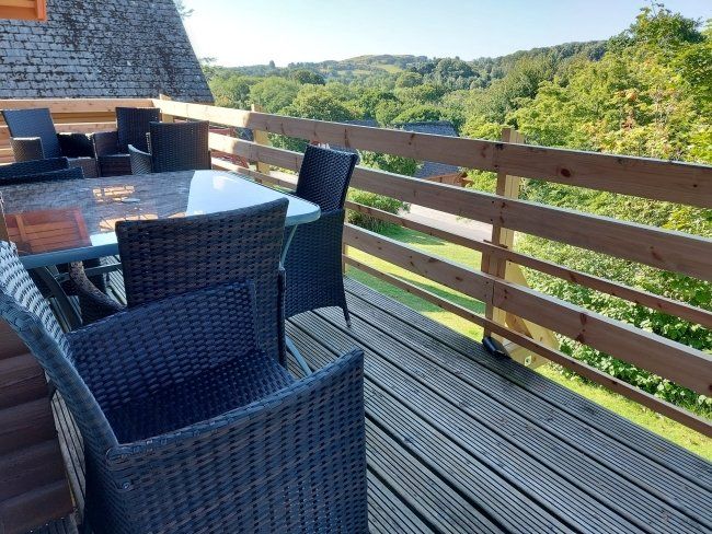 Lower Balcony with patio furniture