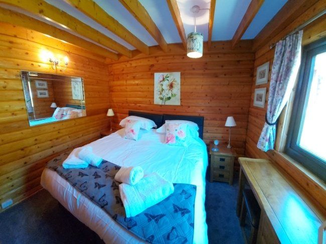 Downstairs Front Super King size Bedroom with internal wardrobe and dressing table