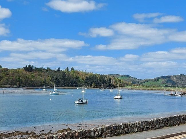 View - Kippford Yachts from the RNLI Lifeboat Station
