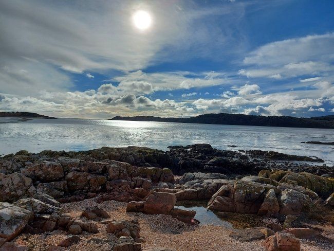 View - Kippford Estuary looking towards Rough Island Bird Sanctuary