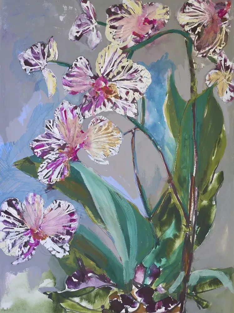 Beautiful Flower Painting | North Chesterfield, VA | Sofa Design