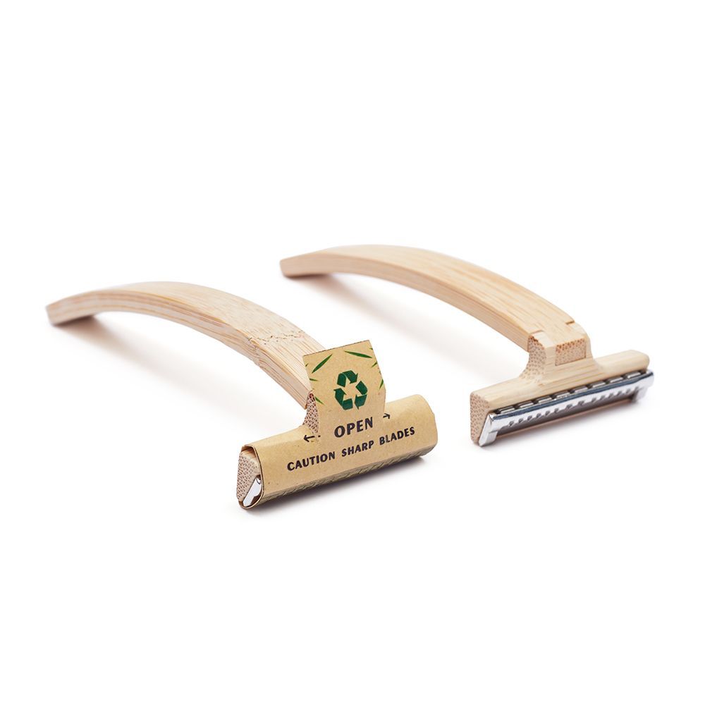 TRIPLE BLADES BAMBOO RAZOR