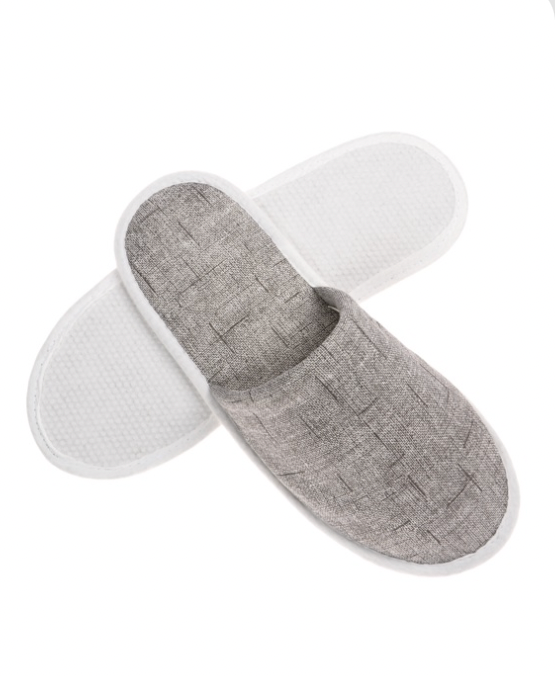 LINEN SLIPPERS