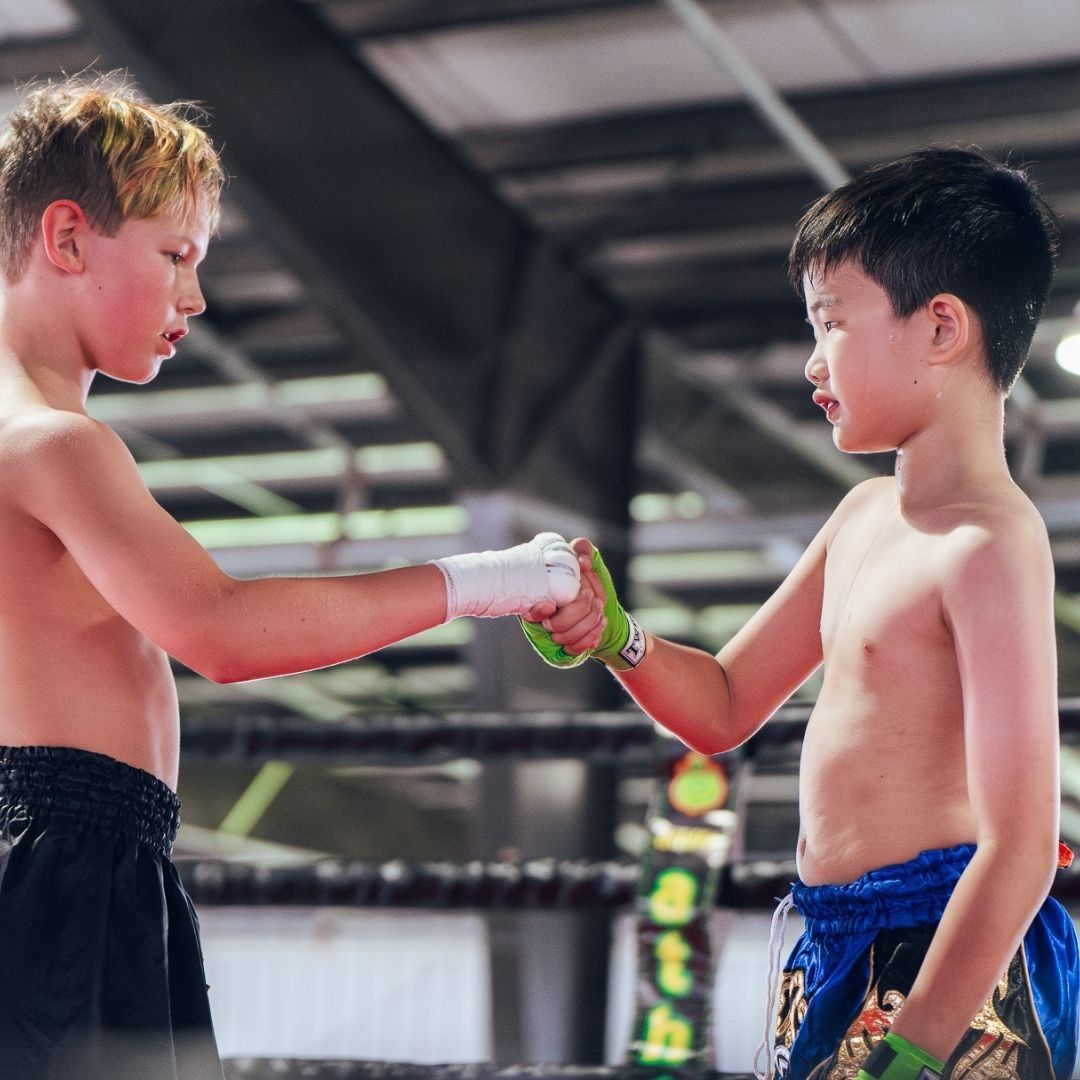 Killer B Combat Academy training session featuring students practicing combat movements.