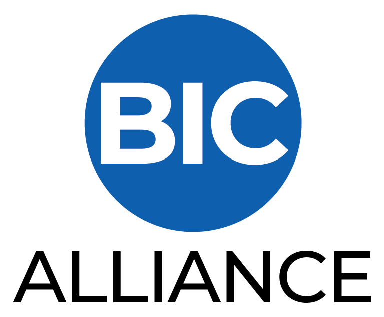 BIC Alliance logo: White