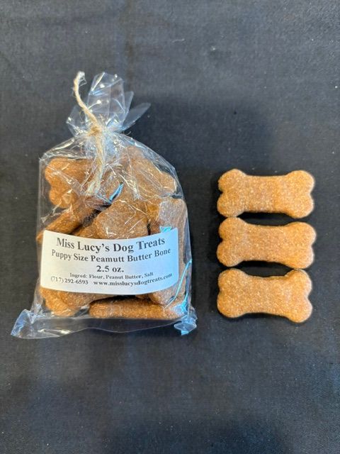 Peamutt Butter Bone  Puppy Size  1 Dz.