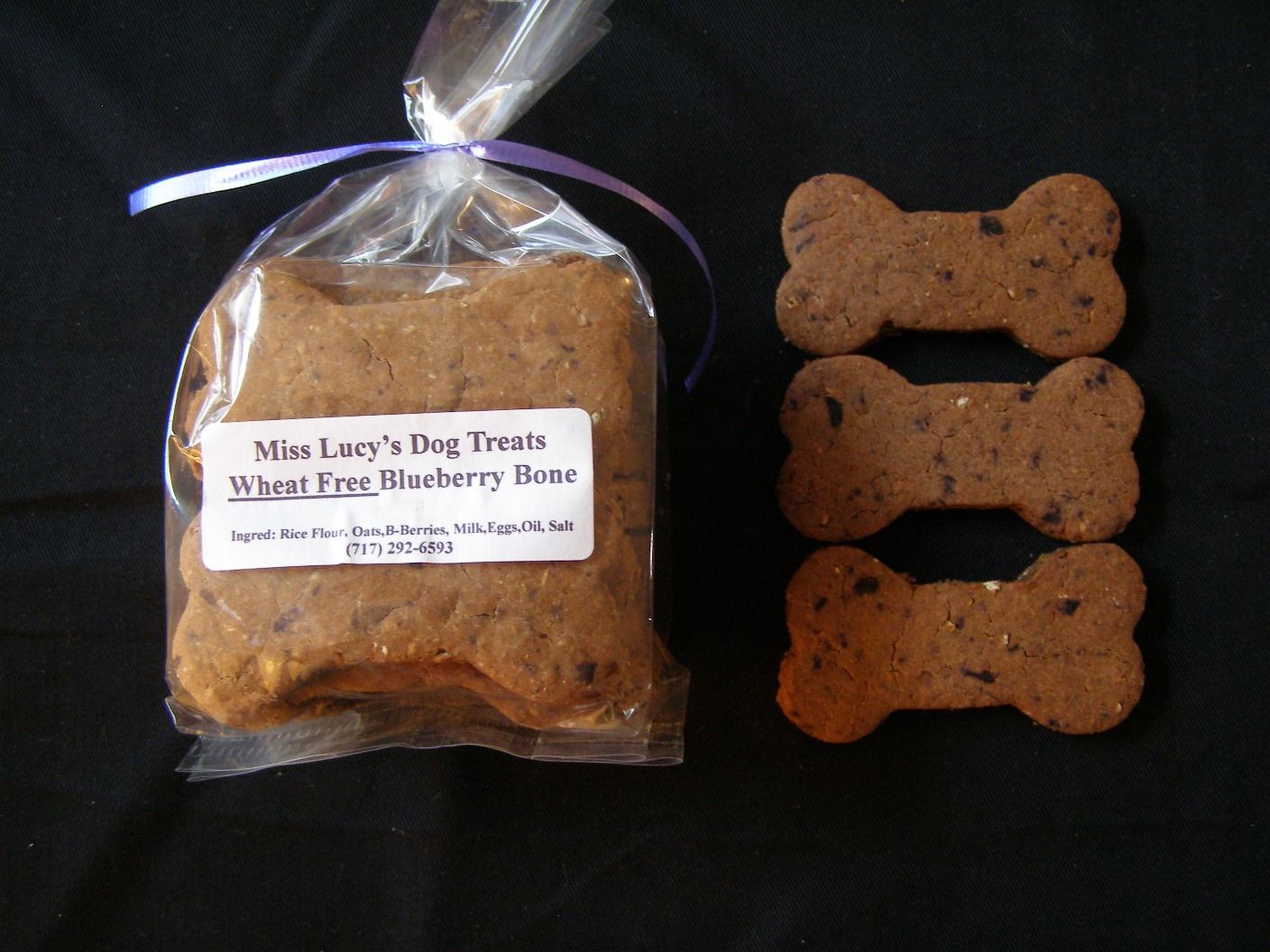 Wheat Free Blueberry Bone 1 Dz.