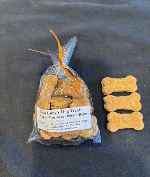 Sweet Potato Bone  Puppy Size  1 Dz.