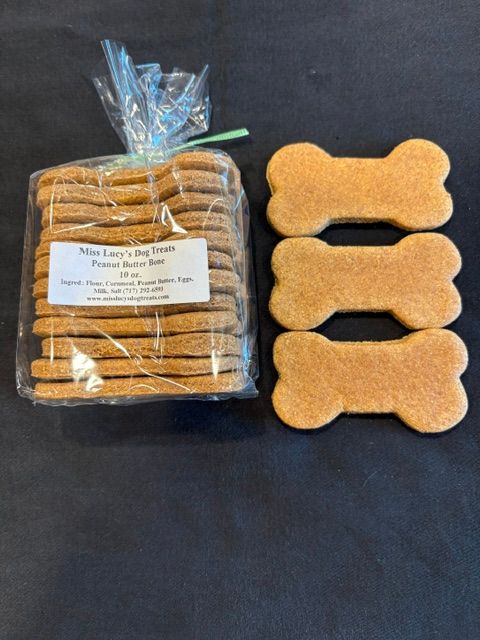 Peanut Butter Bones - Medium Size 1 Dz.