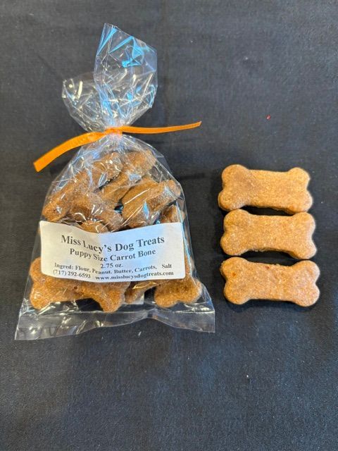 Carrot Bone Puppy Size  1 Dz.