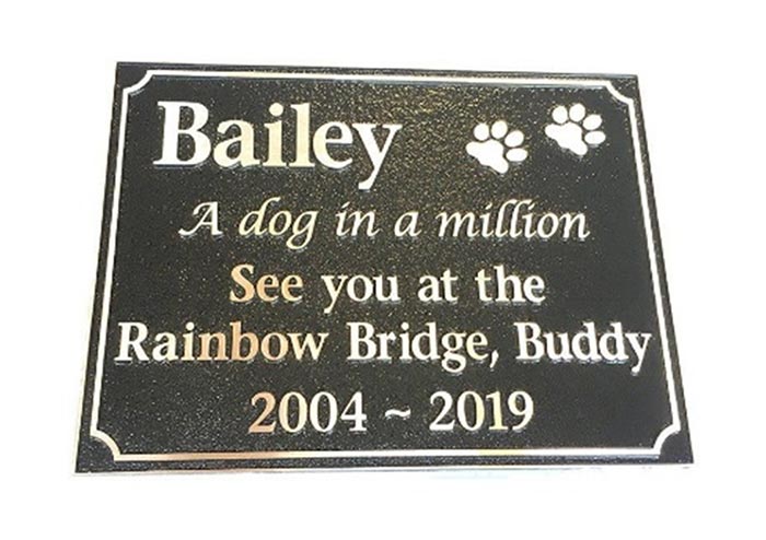Bronze Plaque - Square